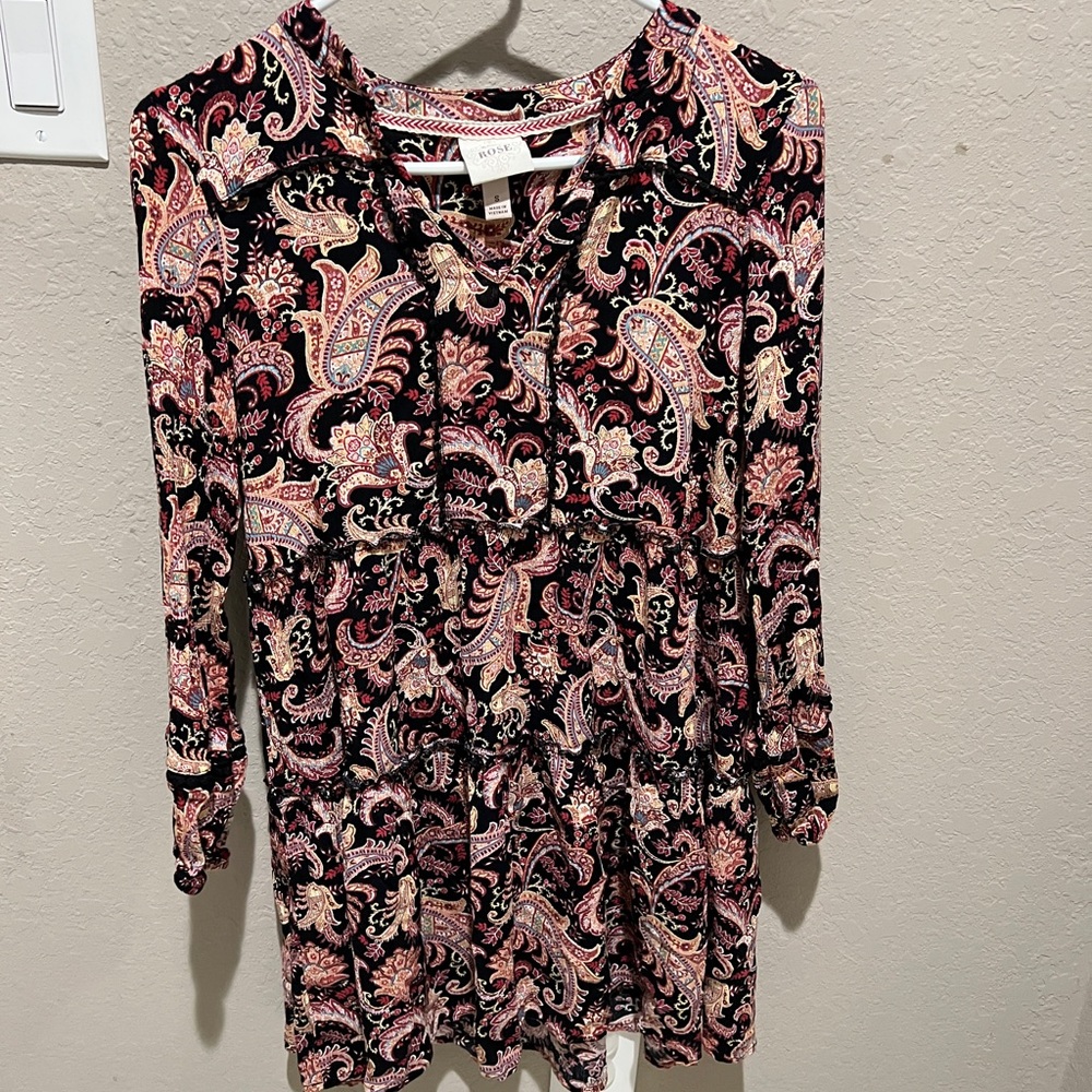Knox rose paisley western dress